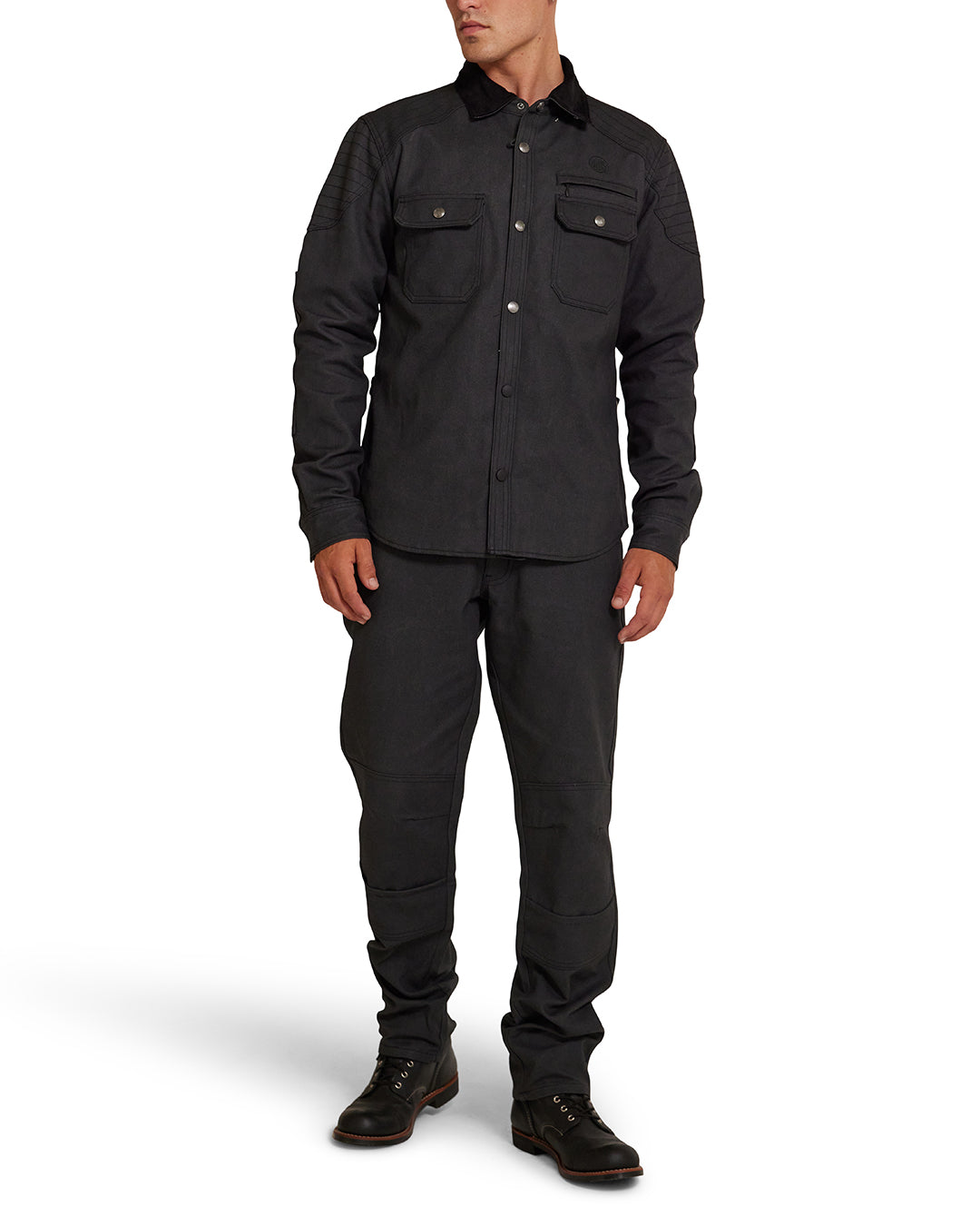 DEUS EX MACHINA CANTER OVERSHIRT - BLACK