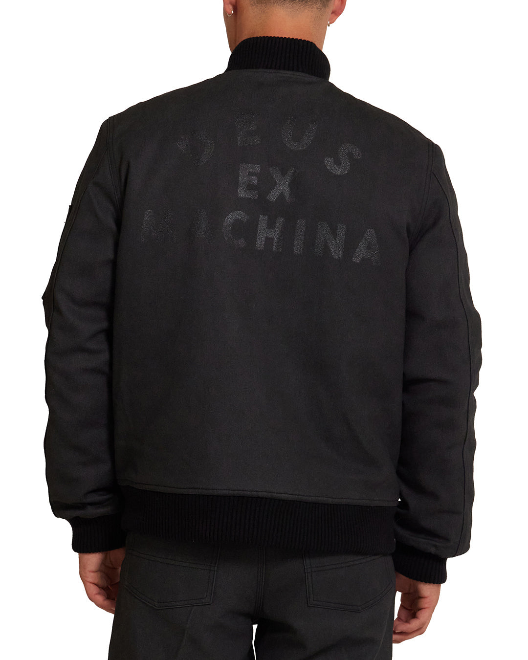 DEUS EX MACHINA RIDERS FRIEND BOMBER - BLACK