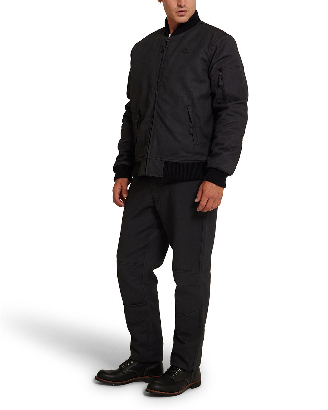 DEUS EX MACHINA RIDERS FRIEND BOMBER - BLACK