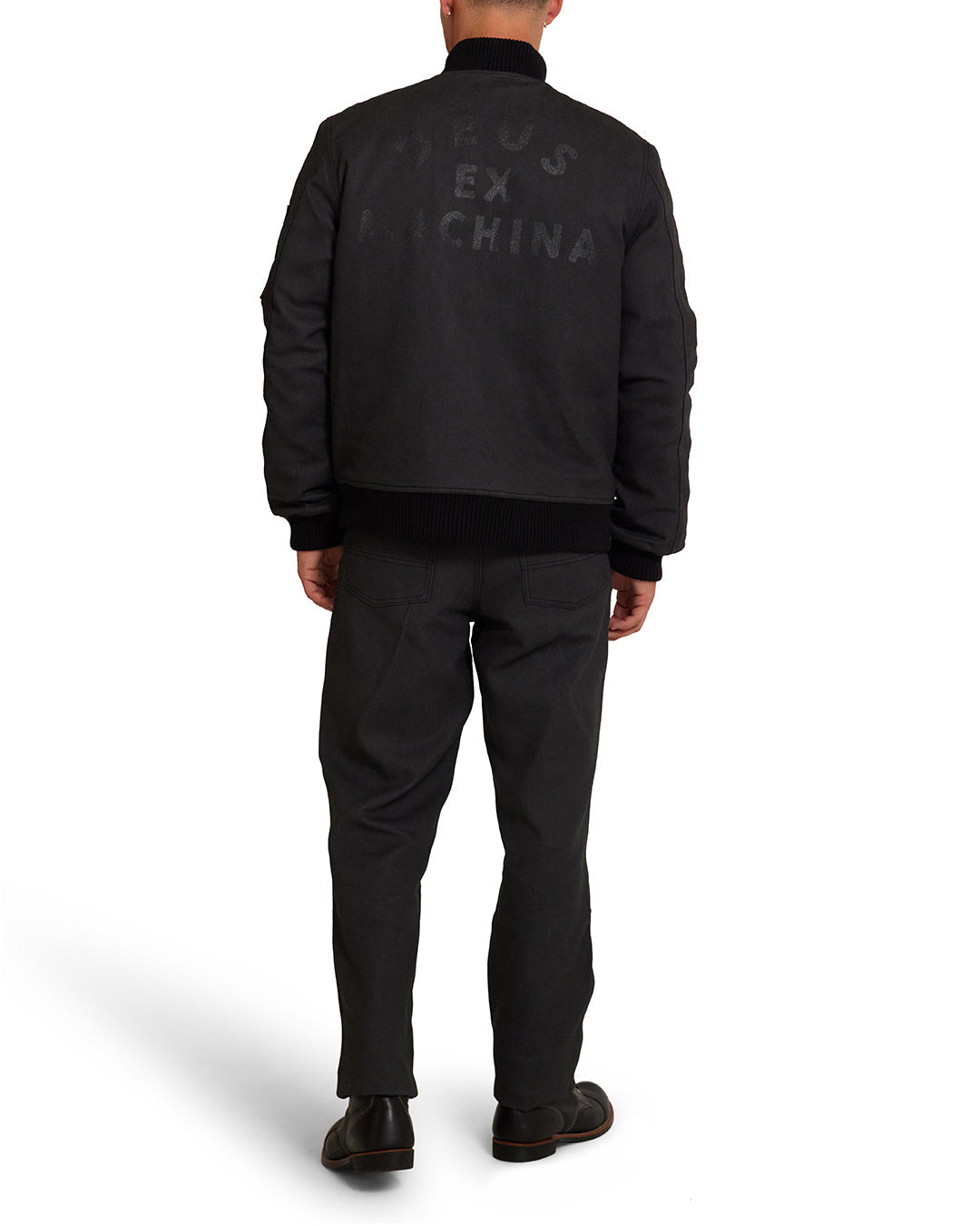 DEUS EX MACHINA RIDERS FRIEND BOMBER - BLACK