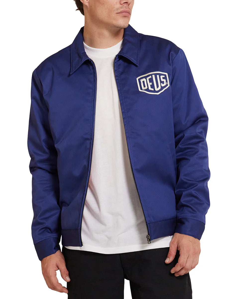 Deus Ex Machina Workwear Jacket 2.0 — Mechanic Blue — view 2