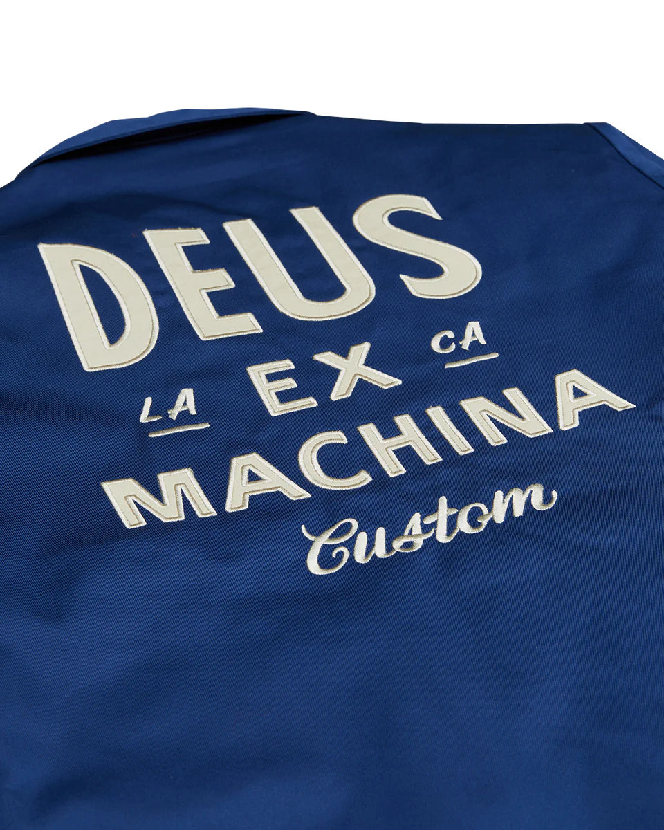 Deus Ex Machina Workwear Jacket 2.0 — Mechanic Blue — view 5