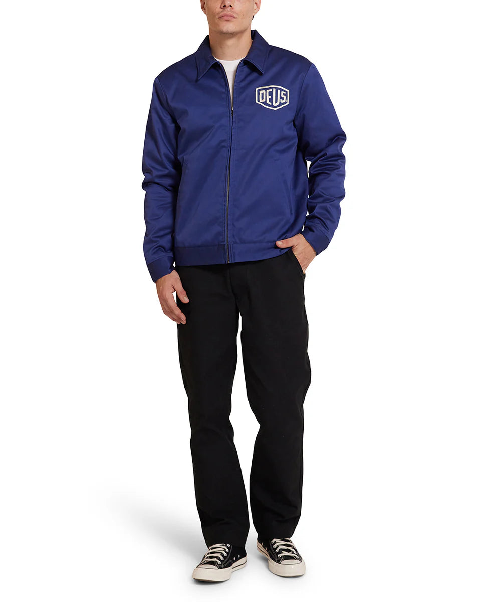 Deus Ex Machina Workwear Jacket 2.0 — Mechanic Blue — view 9