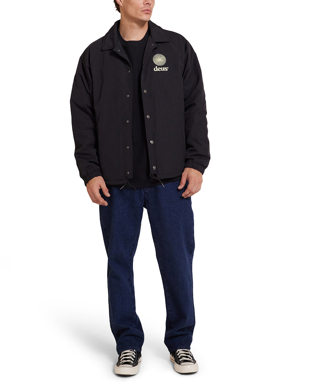 DEUS EX MACHINA STRATA COACH JACKET - BLACK