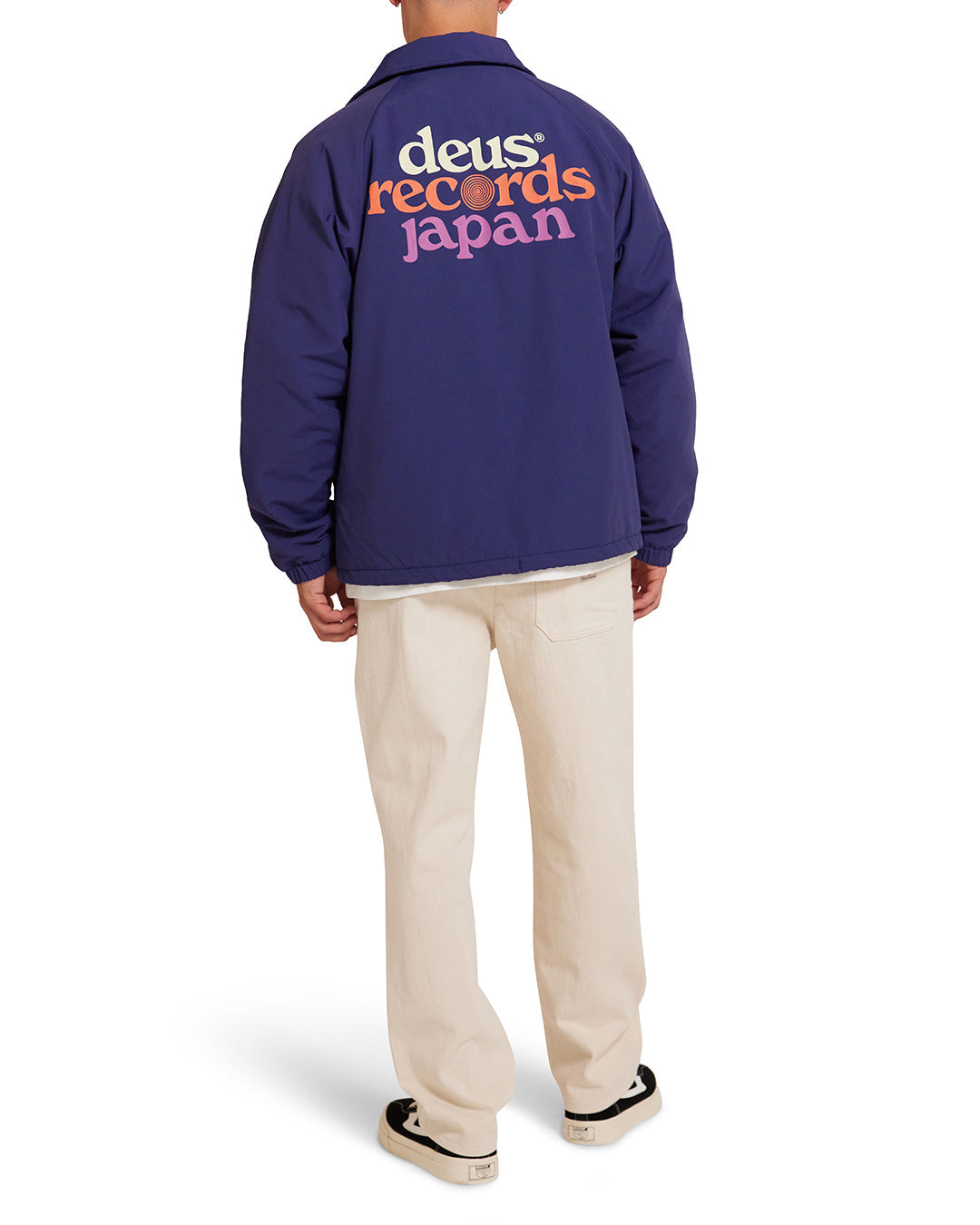 DEUS EX MACHINA STRATA COACH JACKET - PATRIOT BLUE