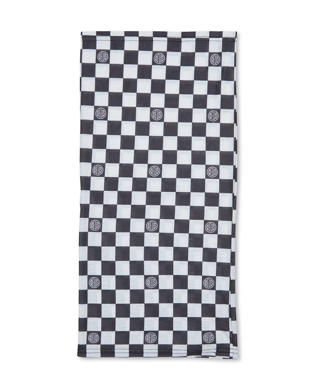 Riders Friend Neck Tube - Black-White|Flatlay