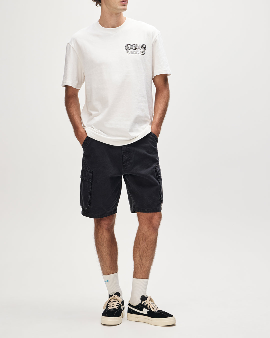 DEUS EX MACHINA LABYRINTH TEE - VINTAGE WHITE