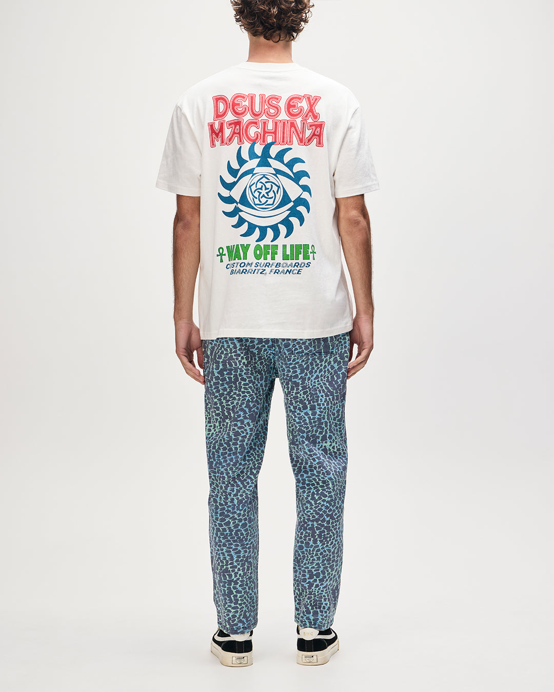 DEUS EX MACHINA CRANK TEE - VINTAGE WHITE