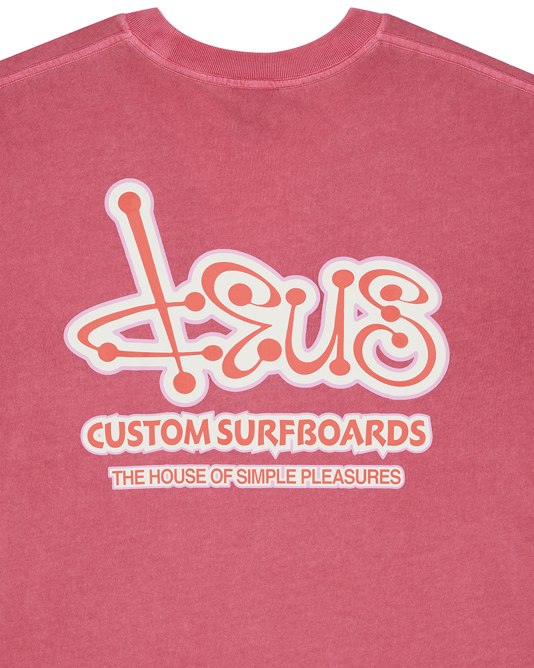 DEUS EX MACHINA SENTIENT TEE - RASPBERRY