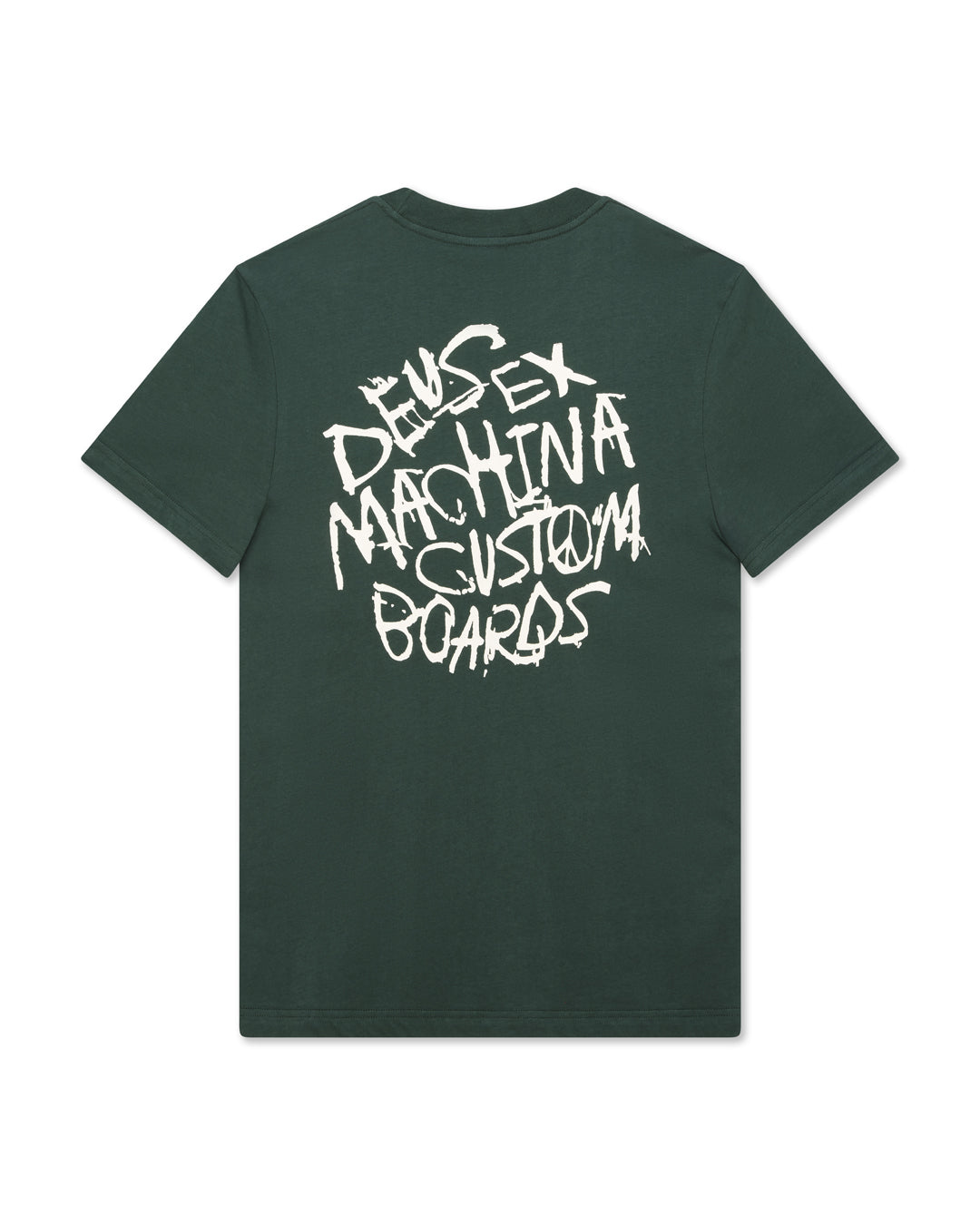 scrambler-tee-hunter-green|Flatlay