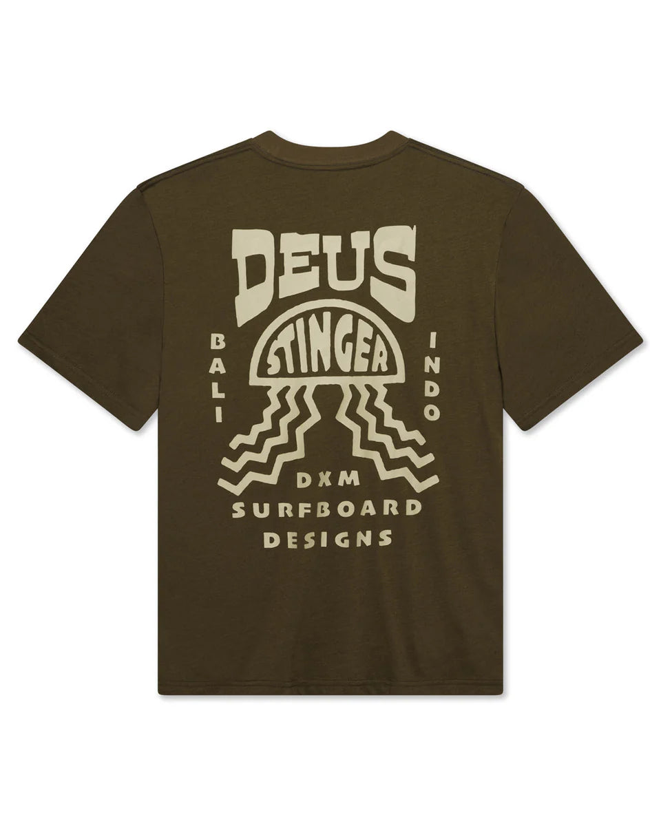 DEUS STINGER TEE - DARK OLIVE