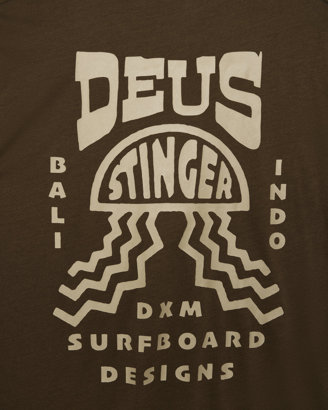 DEUS EX MACHINA STINGER TEE - DARK OLIVE