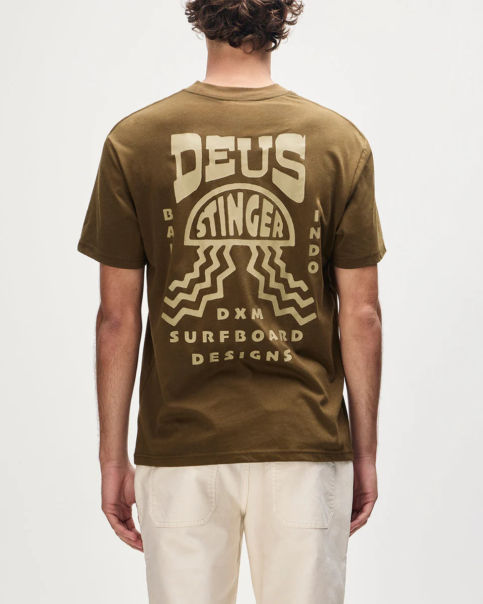 DEUS STINGER TEE - DARK OLIVE