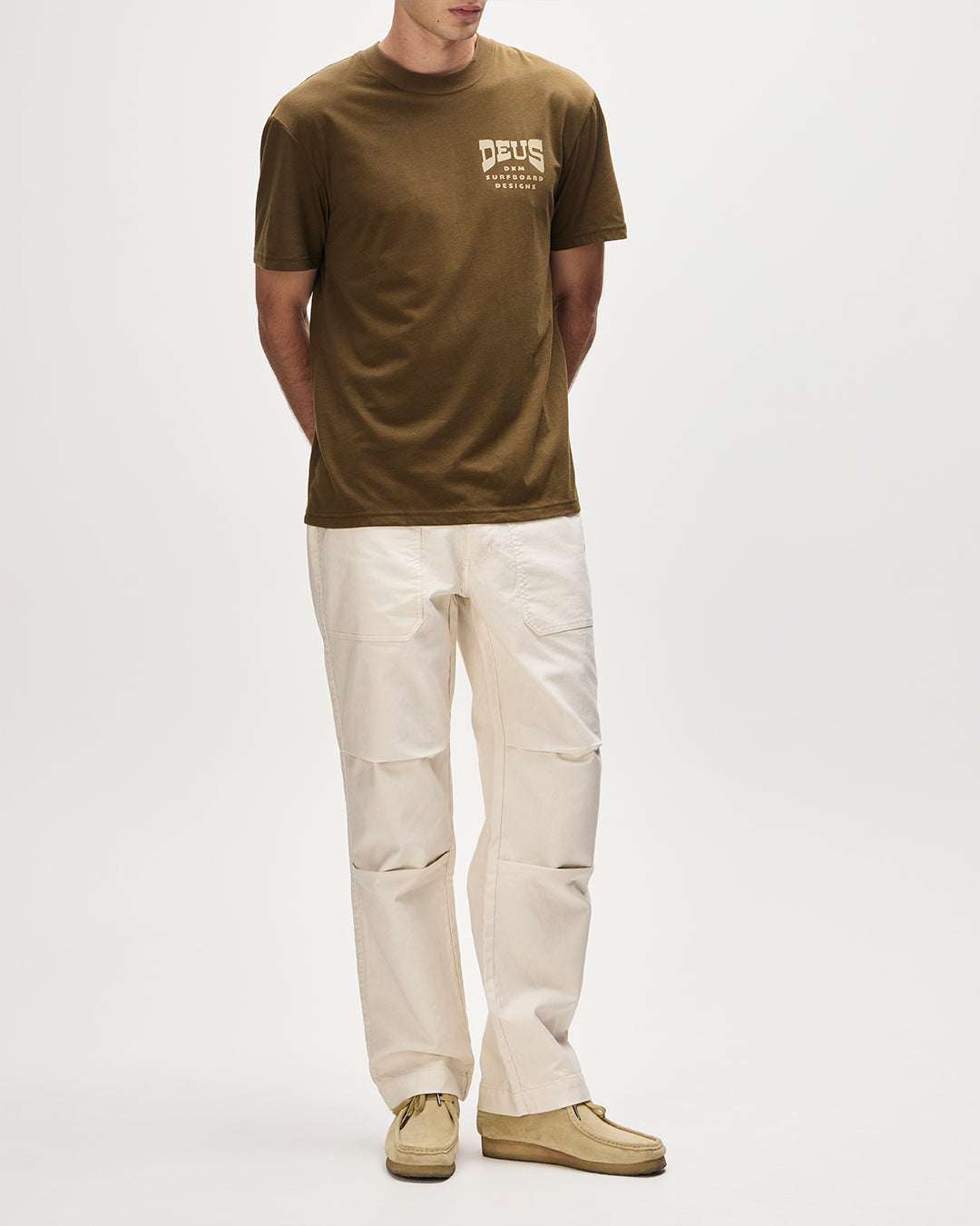 DEUS EX MACHINA STINGER TEE - DARK OLIVE