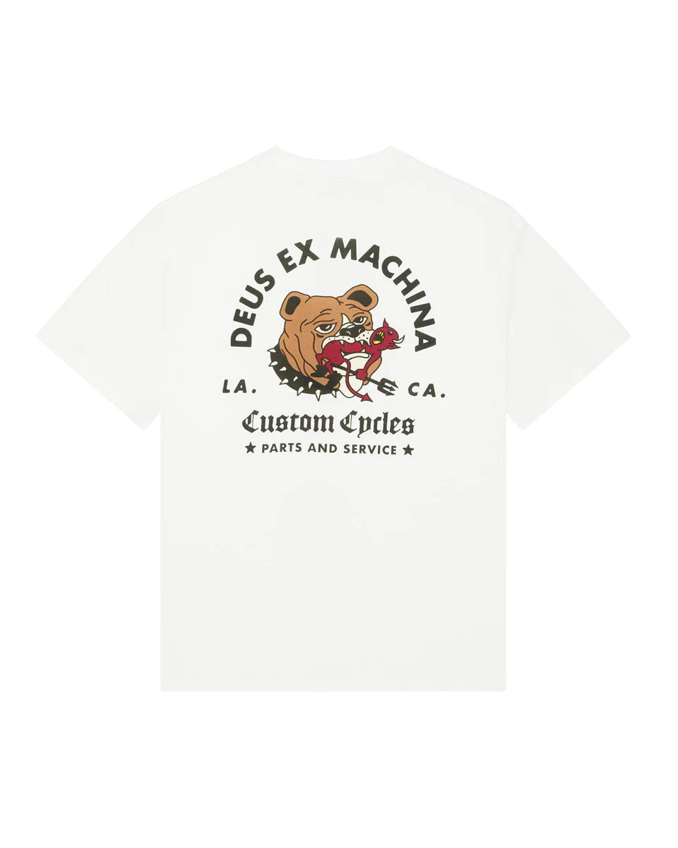 Deus Sourmug Tee — Dirty White — front view
