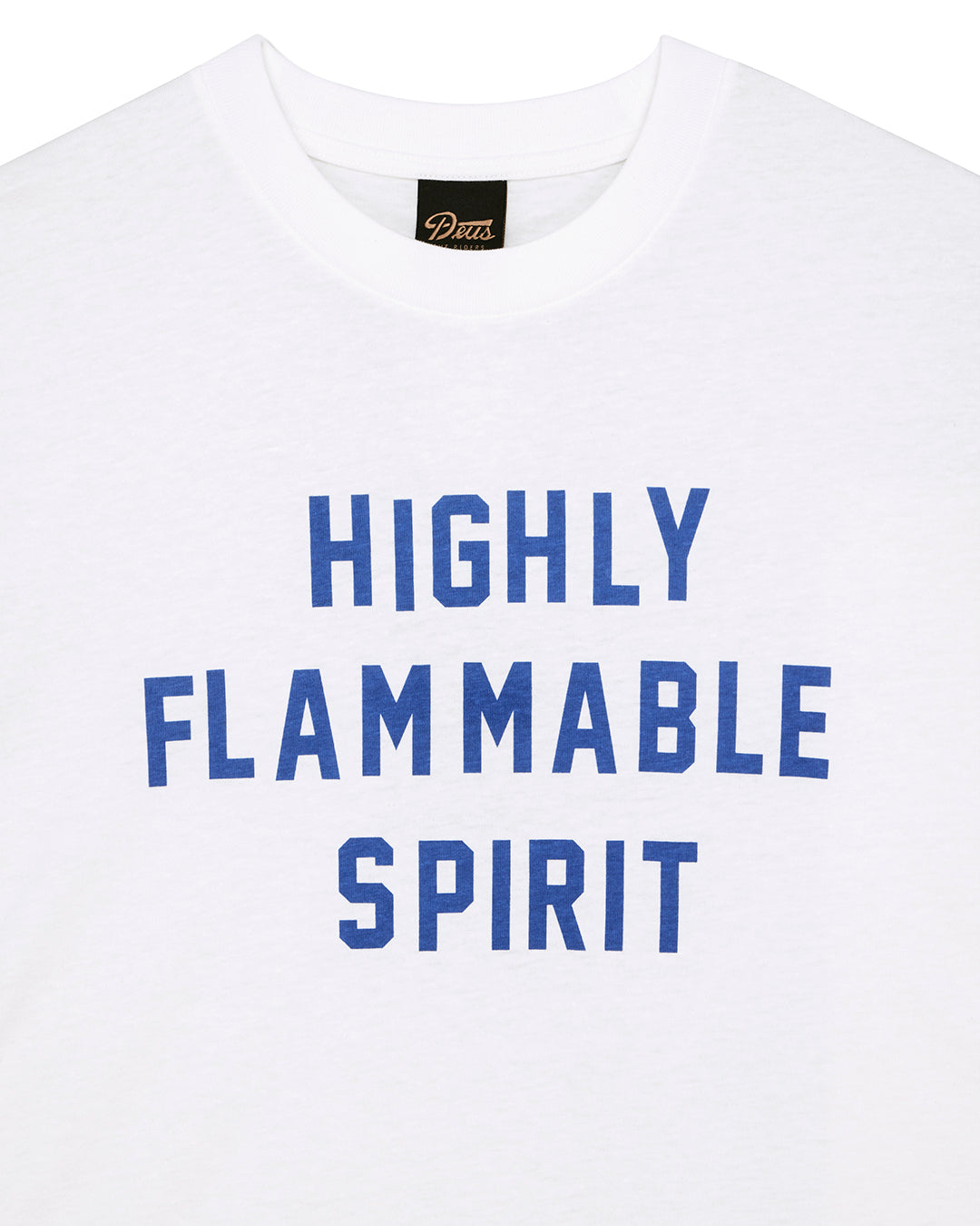 DEUS EX MACHINA FLAMMABLE TEE - DIRTY WHITE
