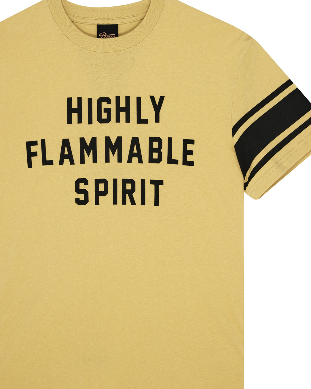 DEUS EX MACHINA FLAMMABLE TEE - MIMOSA GOLD