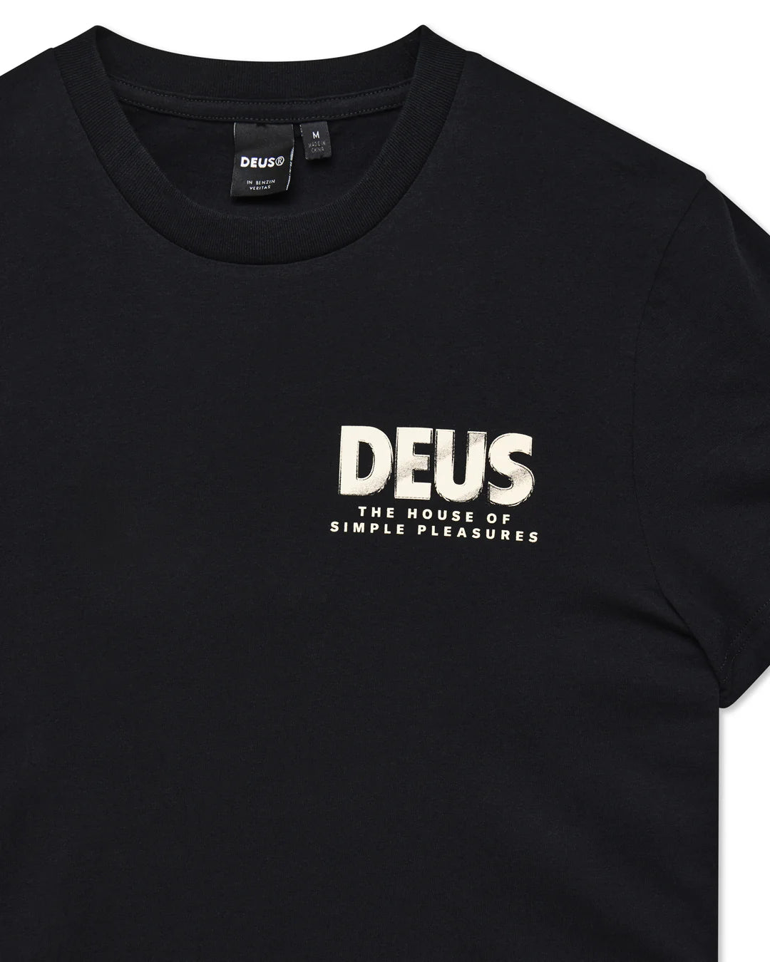 DEUS EX MACHINA CHROMIUM TEE - BLACK