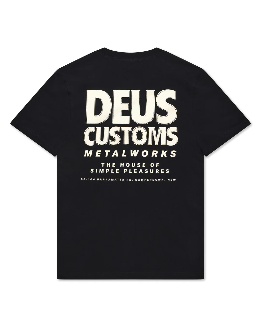 DEUS EX MACHINA CHROMIUM TEE - BLACK