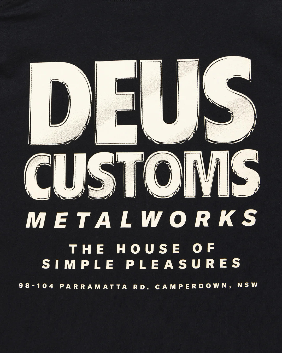 DEUS EX MACHINA CHROMIUM TEE - BLACK