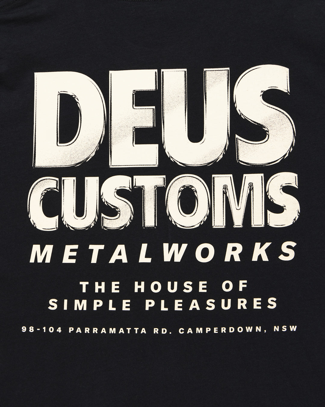 DEUS EX MACHINA CHROMIUM TEE - BLACK
