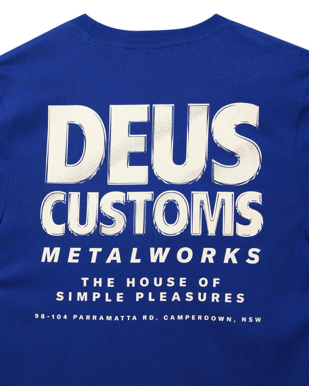 DEUS EX MACHINA CHROMIUM TEE - CLASSIC BLUE