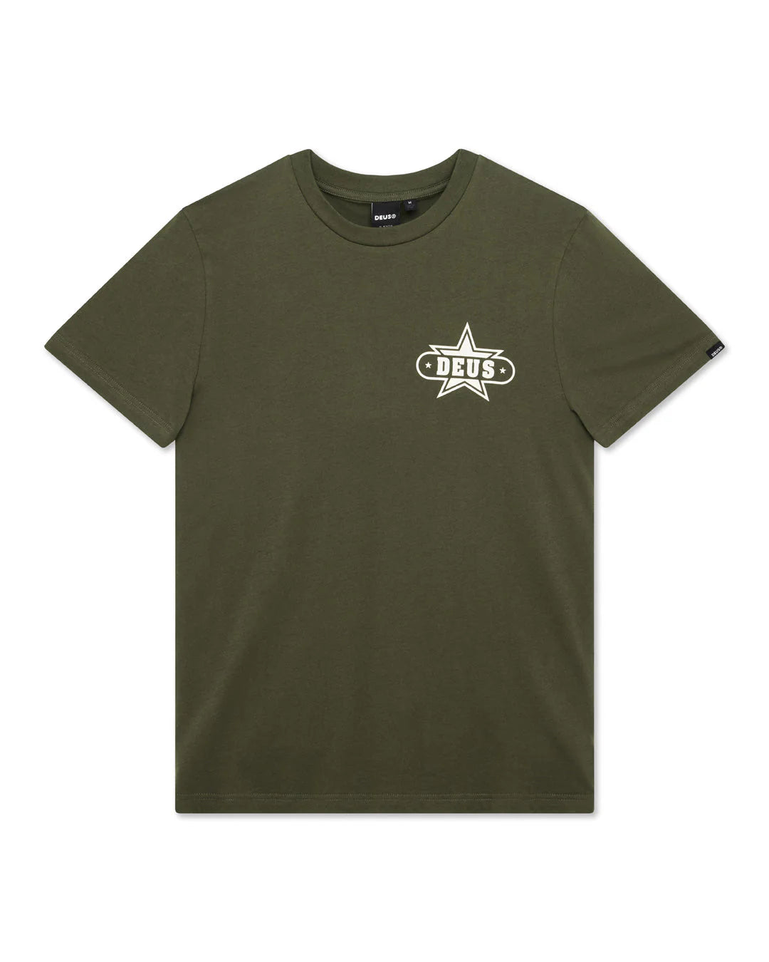 Deus Ex Machina Gumshoe Tee — Cypress Green — front view
