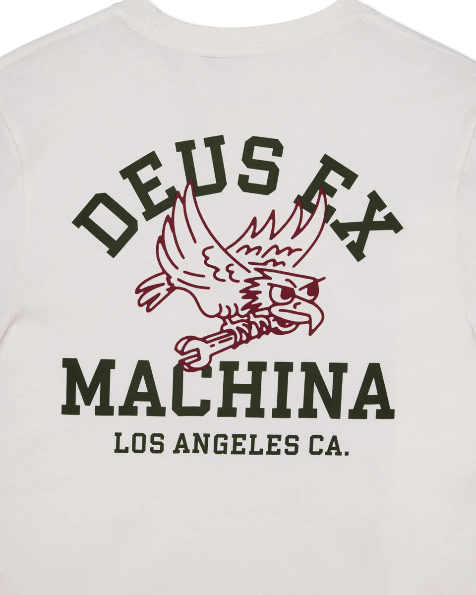 Deus Quickbeak Tee — Vintage White — view 7