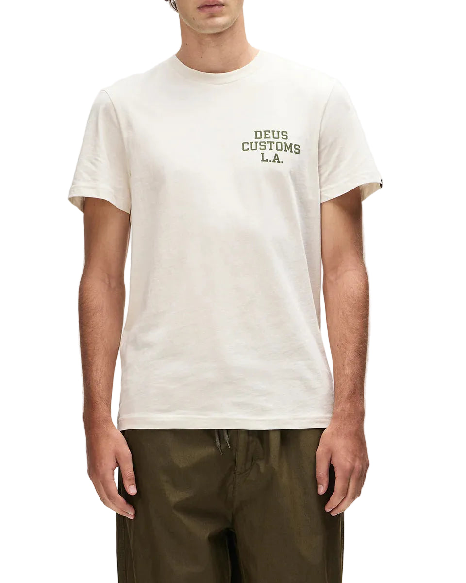 Deus Quickbeak Tee — Vintage White — view 2