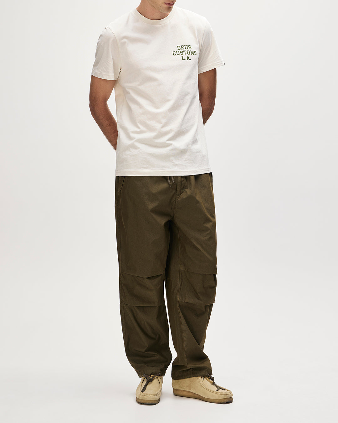 DEUS EX MACHINA QUICKBEAK TEE - VINTAGE WHITE