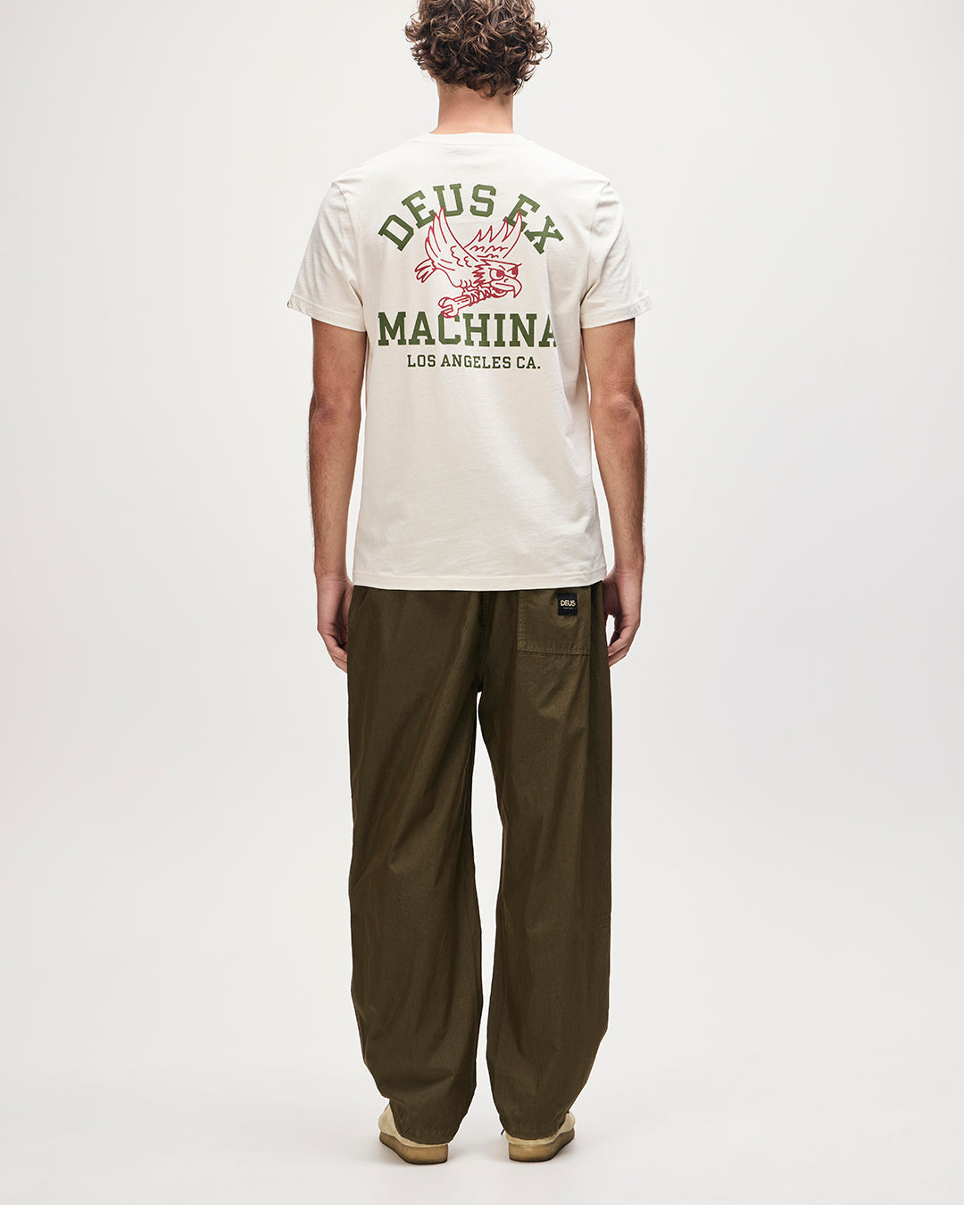 DEUS EX MACHINA QUICKBEAK TEE - VINTAGE WHITE