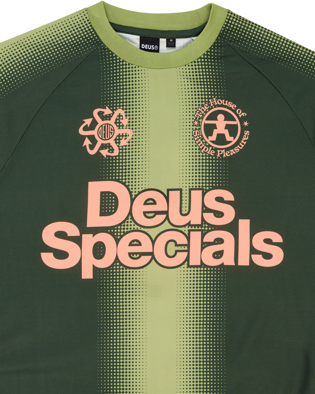 DEUS EX MACHINA HANGOUT MOTO JERSEY - GREEN