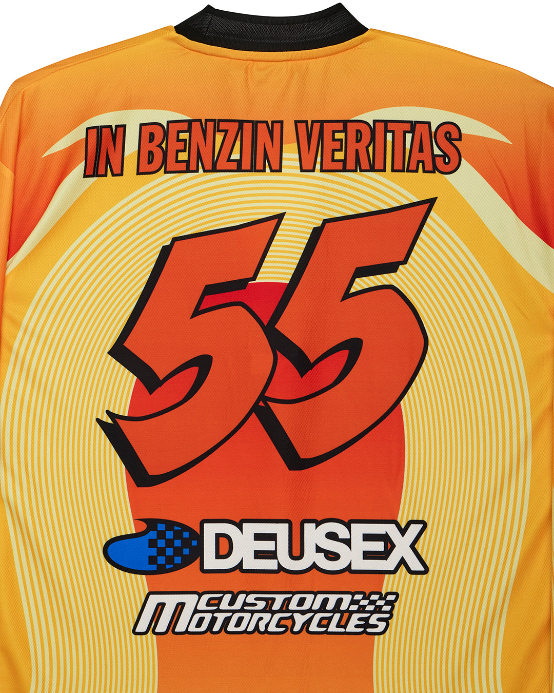 DEUS EX MACHINA PLEDGE MOTO JERSEY - SUNRISE ORANGE