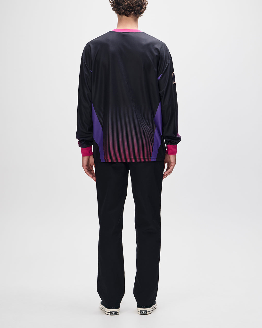 DEUS EX MACHINA RENEGADE MOTO JERSEY - BLACK
