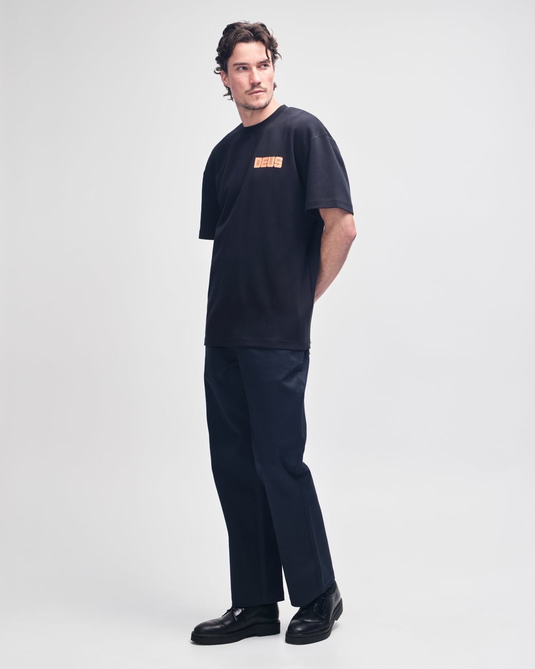 DEUS EX MACHINA GRAND PRIX TEE - BLACK