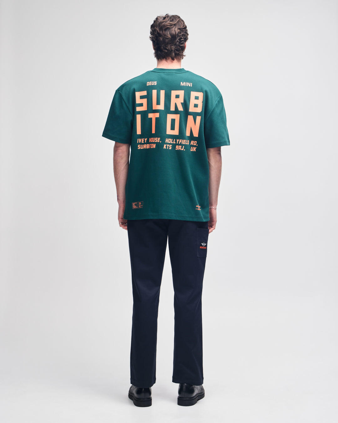 DEUS EX MACHINA SURBITON ADDRESS TEE - RACE GREEN