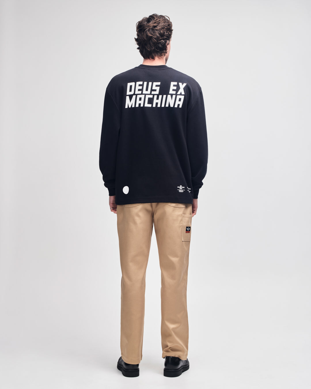 DEUS EX MACHINA BE FIRST LS TEE - BLACK