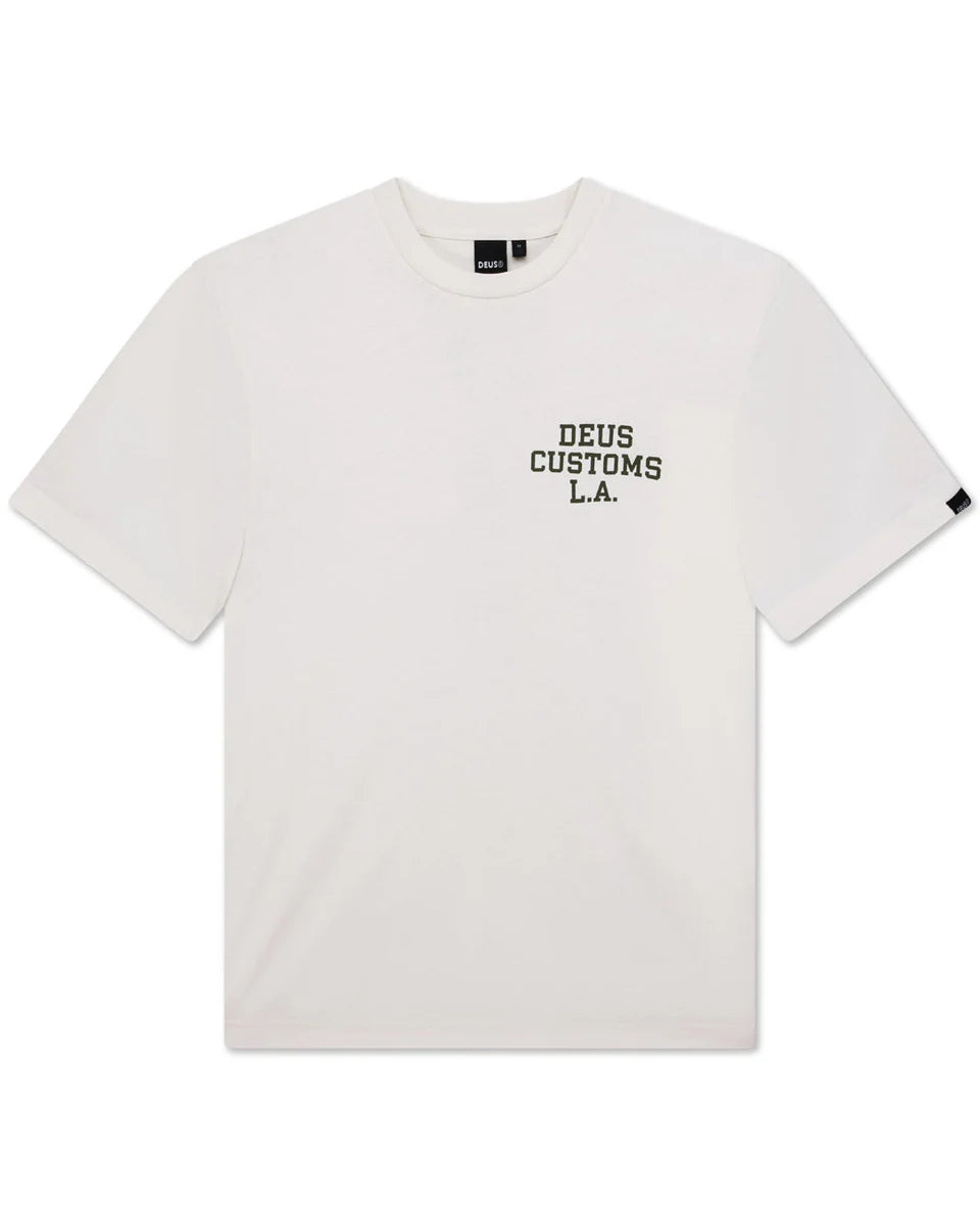 Deus Quickbeak Tee — Vintage White — view 3