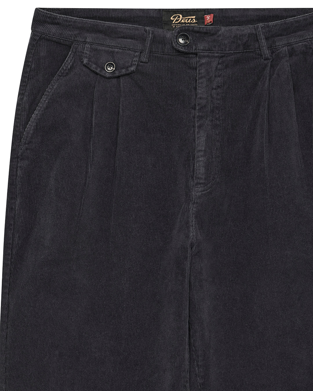 DEUS EX MACHINA MALVO CORD PANT - BLACK