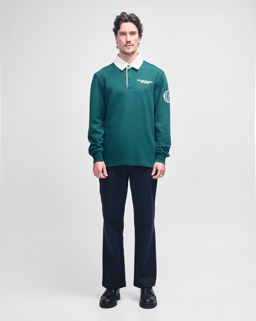 DEUS EX MACHINA GRAND PRIX POLO - RACE GREEN