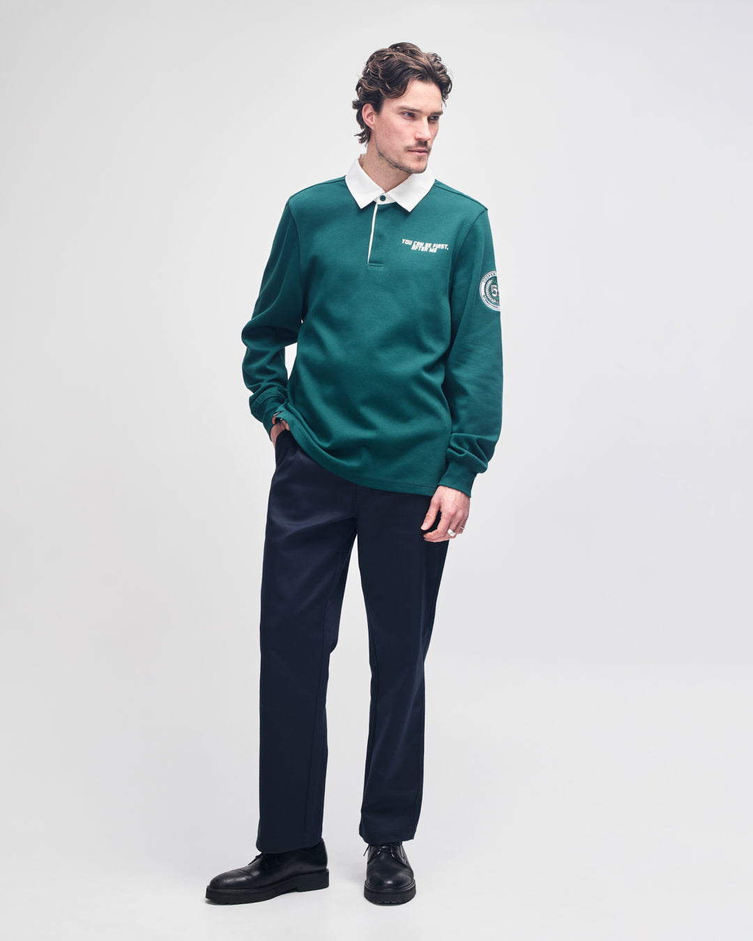 DEUS EX MACHINA GRAND PRIX POLO - RACE GREEN