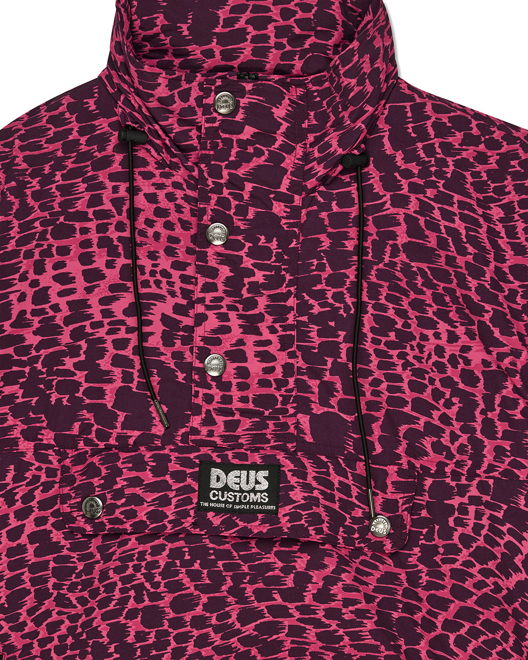 DEUS EX MACHINA ZANZIBAR WINDSTOPPER - RASPBERRY