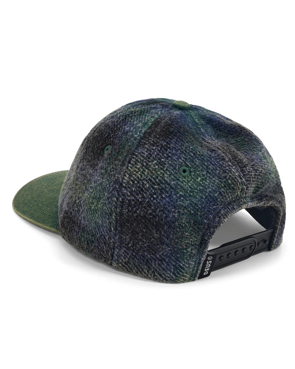 Deus Vacay Check Cap — Black Check — view 2