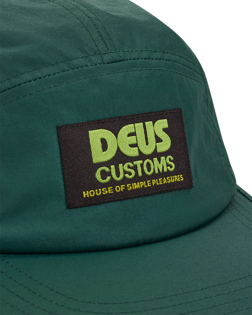 Deus Ex Machina Clement 5 Panel Cap — Hunter Green — view 3