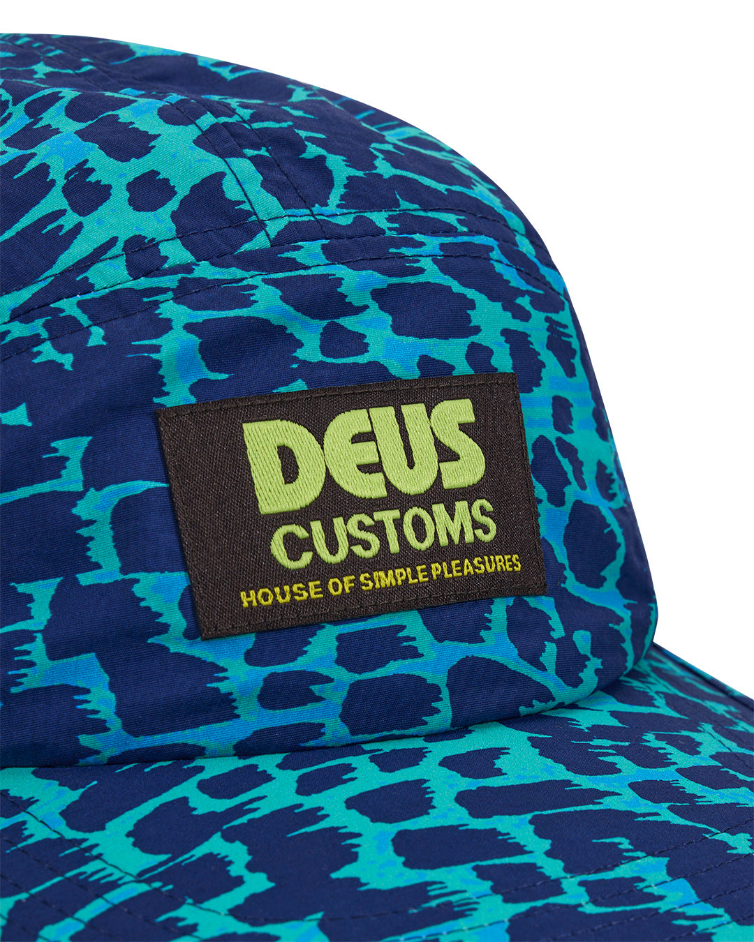 DEUS EX MACHINA Clement 5 Panel Cap - Wave Ride Blue