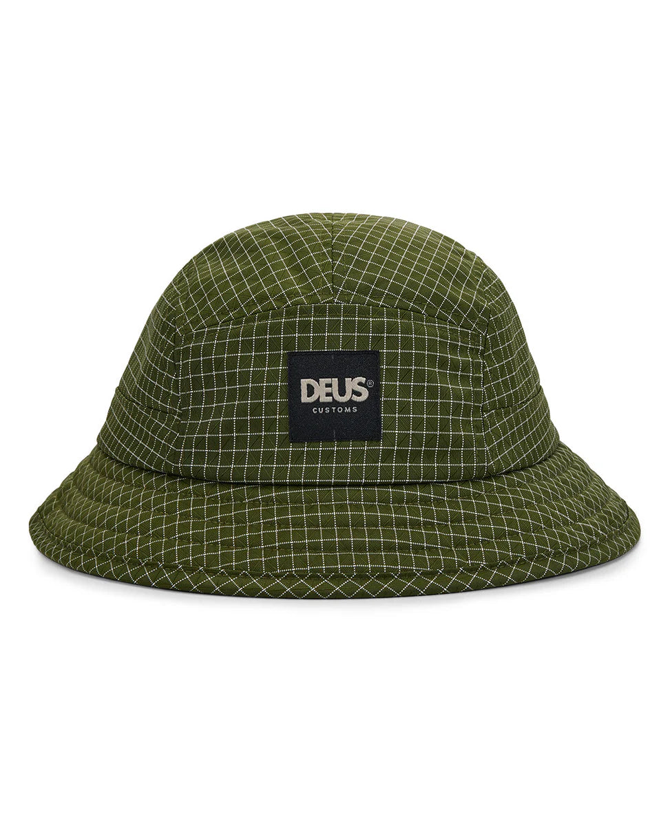 DEUS DETOURS BUCKET HAT - PINE GREEN