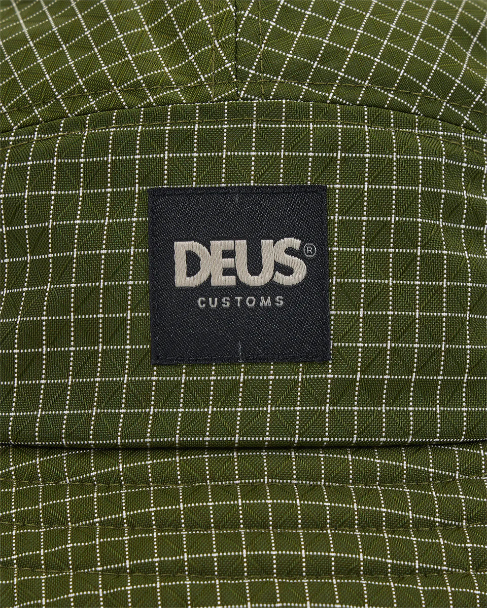 DEUS DETOURS BUCKET HAT - PINE GREEN