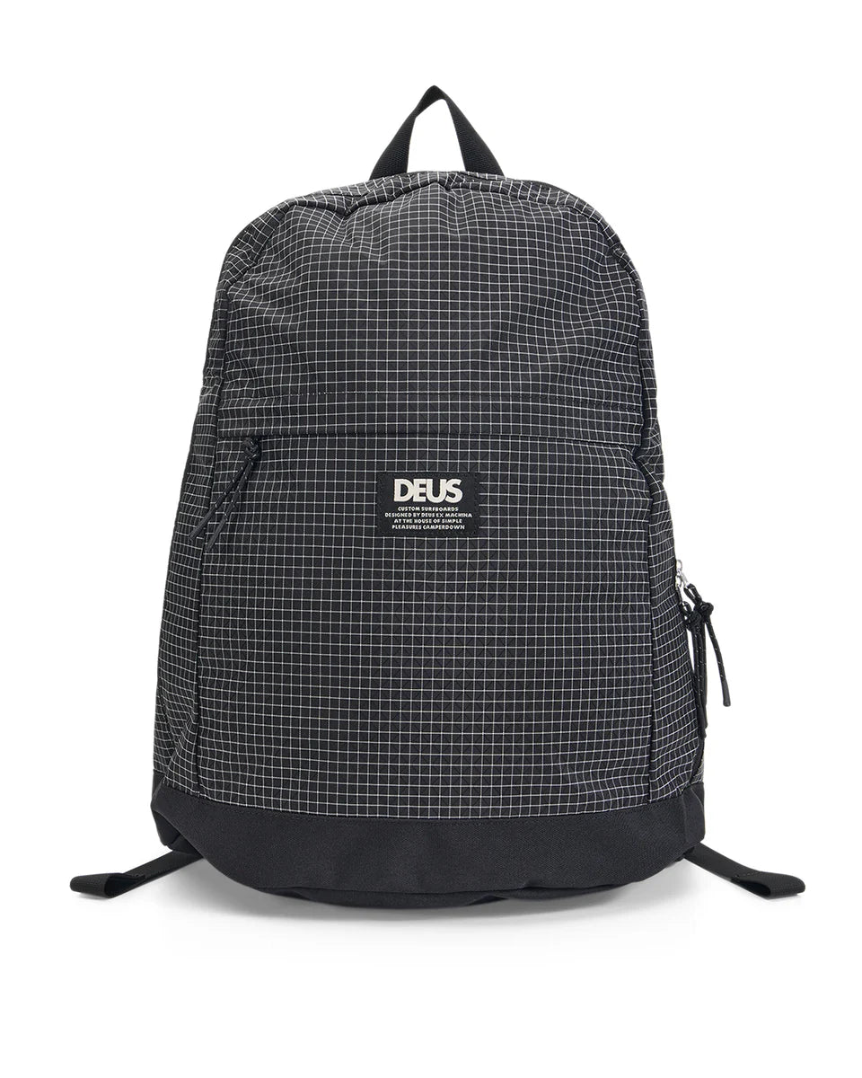 Deus Monterey Day Pack — Black — front view