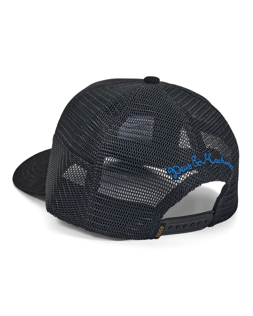 Deus Gumshoe Cord Trucker — Black — view 2