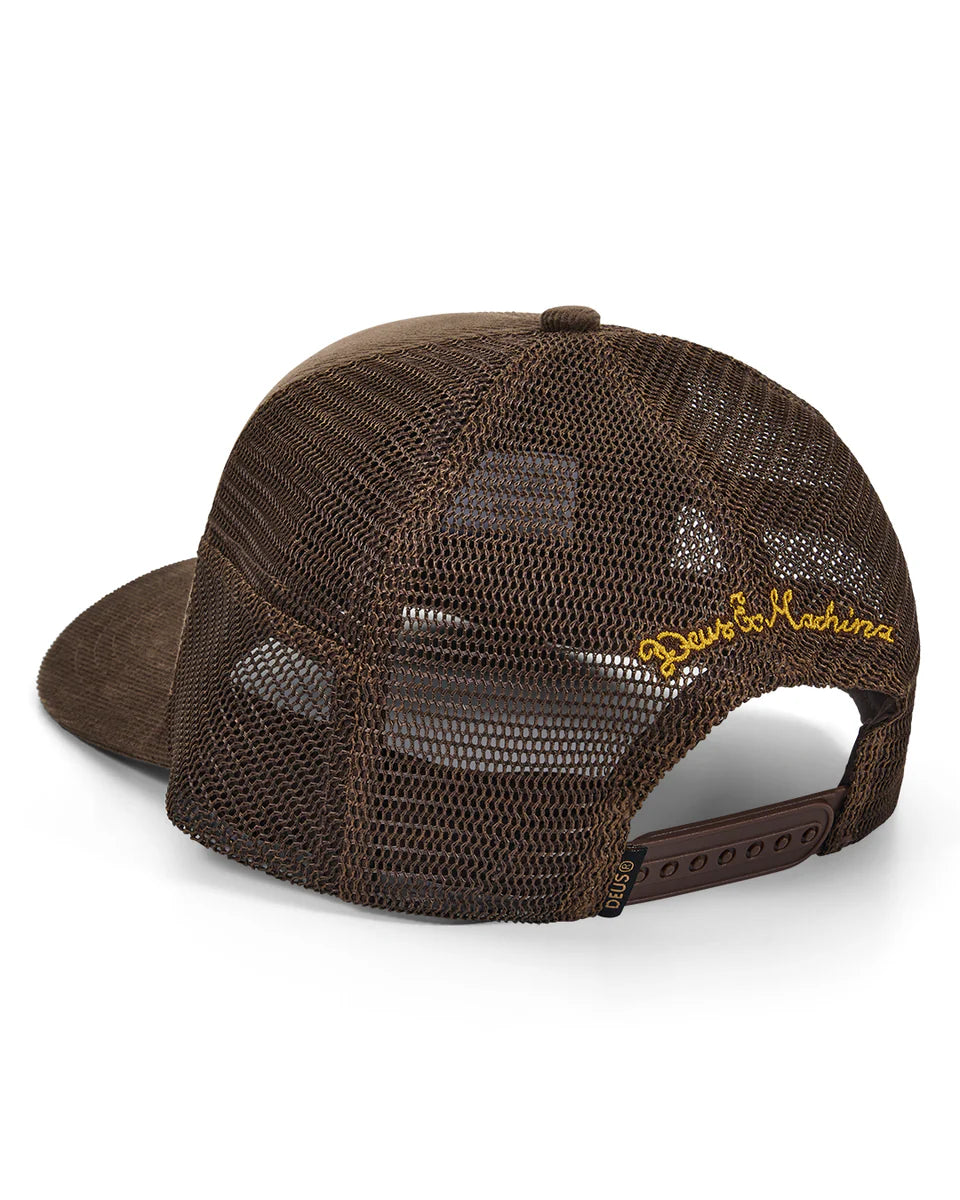Deus Gumshoe Cord Trucker — Potting Brown — view 2